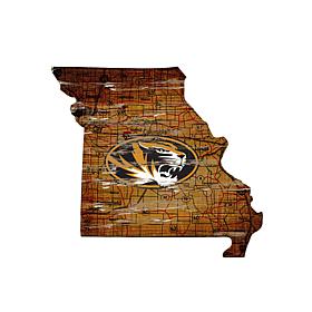 University of Missouri Distressed State with Logo