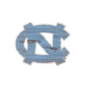 University of North Carolina Distressed Logo Cutout Sign