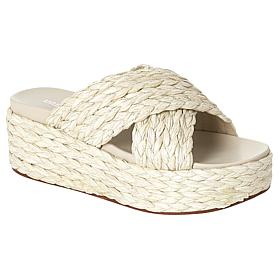 Urban Sport Quinci Raffia Platform Wedge Sandal
