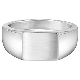 Van Heusen Men's Stainless Steel Rectangle Signet Ring