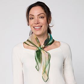 Vince Camuto Ink Bloom Bandana Scarf