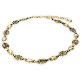 Vince Camuto Mixed Size Braided Chain Belt