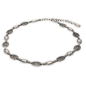 Vince Camuto Mixed Size Braided Chain Belt