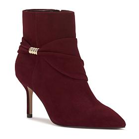 Vince Camuto Murlea Ruched Suede Dress Ankle Boot