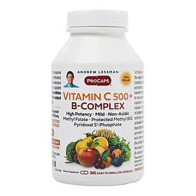 Vitamin C 500 Plus B-Complex - 360 Capsules