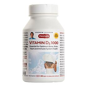 Vitamin D3-1000 - 360 Capsules