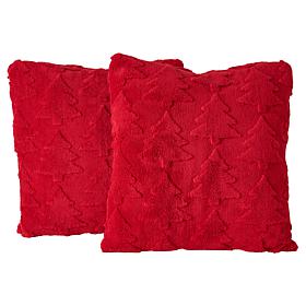 Warm & Cozy 2-Pack Holiday Jacquard Decorative Pillows