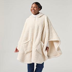 Warm & Cozy Sherpa Zip Angel Wrap