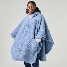 Warm & Cozy Sherpa Zip Angel Wrap