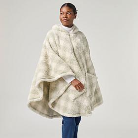 Warm & Cozy Sherpa Zip Angel Wrap