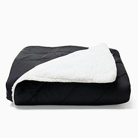 Warm & Cozy Water-Repellent Sherpa Lined 50x60 Stadium Throw