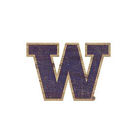 Washington  Distressed Logo Cutout Sign