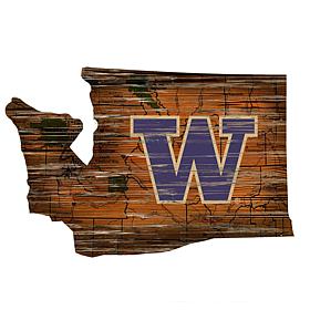 Washington Distressed State with Logo