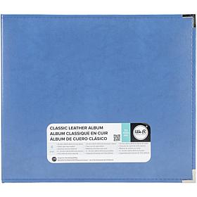 We R Classic Leather D-Ring Album 12X12 - Country Blue