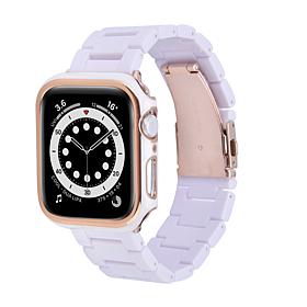 WFG Resin Band with Bumper Case for Apple Watch 44mm