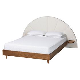 Wholesale Interiors Baxton Studio Bernice Cream King Bed