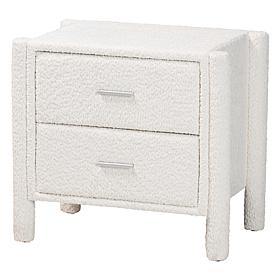 Wholesale Interiors Baxton Studio Laria Modern Fabric Nightstand