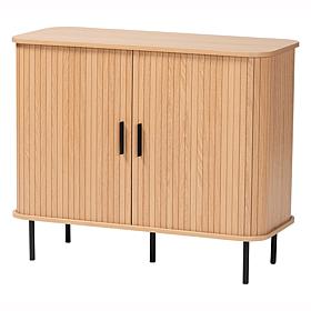 Wholesale Interiors Baxton Studio Lucia Fluted Storage Cabinet