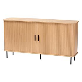 Wholesale Interiors Baxton Studio Lucia Fluted Wood Sideboard
