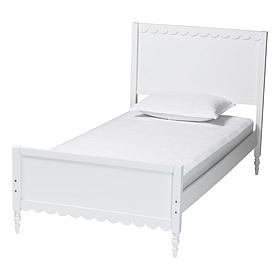 Wholesale Interiors Baxton Studio Roni White Full Platform Bed