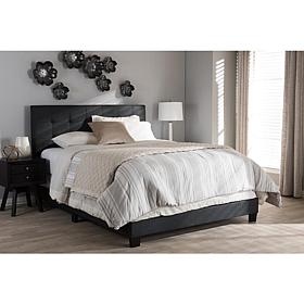 Wholesale Interiors Brookfield Charcoal Fabric Bed - King