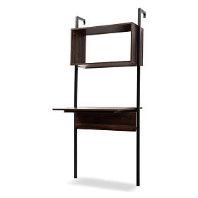 Wholesale Interiors Fariat Modern Industrial Display Shelf with Desk