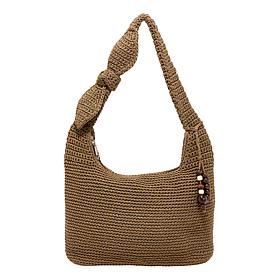 Wildflower Crochet Hobo Shoulder Bag