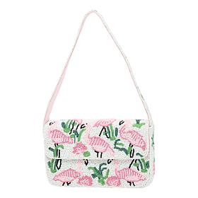 Wildflower San Tropez Glass Beaded Shoulder Bag