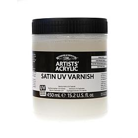 Winsor And Newton Artists' Acrylic UV Varnishes Satin 450 ml Jar
