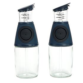 Wolfgang Puck 2-pack Oil & Vinegar Dispensers with 8 oz. Capacity