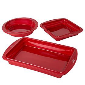 Wolfgang Puck 3-piece Collapsible Silicone Bakeware Set