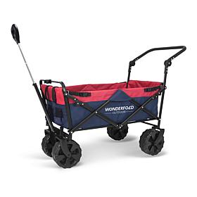 Wonderfold Wagon Beach Tire Push and Pull Folding Wagon