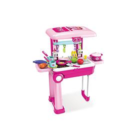 World Tech Toys Lil' Chef Pink Mobile Suitcase Playset
