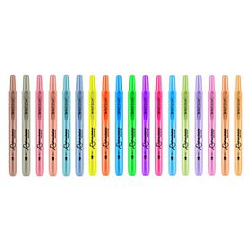 Writech Retractable Highlighter Bundle - Neon / Vintage