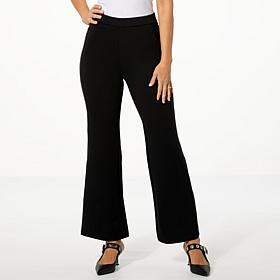 WynneCollection Occasion Ponte Knit Tuxedo Panel Pant