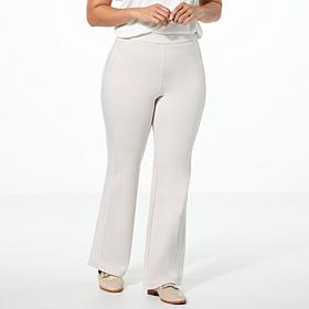 WynneCollection Occasion Ponte Knit Tuxedo Panel Pant