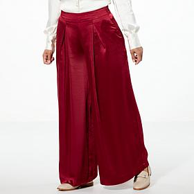 WynneCollection Occasion Satin Evening Pant