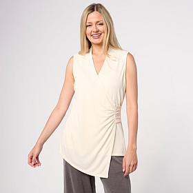 WynneLayers Asymmetric Draped Sleeveless Top
