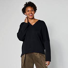 WynneLayers Cloud Knit V-Neck Top