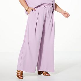 WynneLayers Drapey Twill Front Pleat Pant
