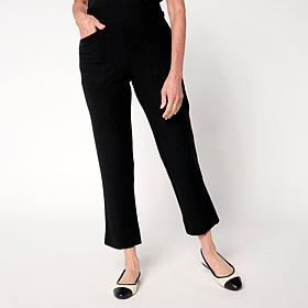WynneLayers Essential Crepe Knit Narrow Leg Ankle Pant