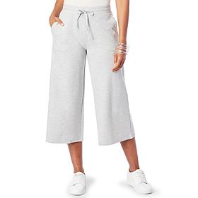 WynneLayers French Terry Wide Leg Crop Pant