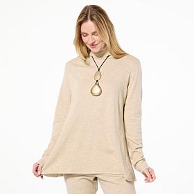 WynneLayers Kiss of Cashmere Butterfly Turtleneck Sweater