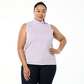 WynneLayers Mock Neck Sleeveless Sweater