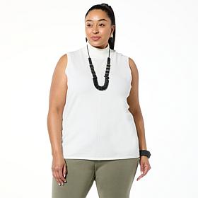 WynneLayers Mock Neck Sleeveless Sweater