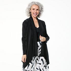 WynneLayers Plisse Knit Cardigan