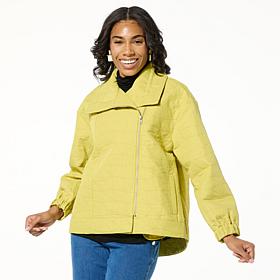 WynneLayers Quilted Jacquard Spring Jacket
