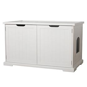 zoovilla Large Cat Washroom Bench - White