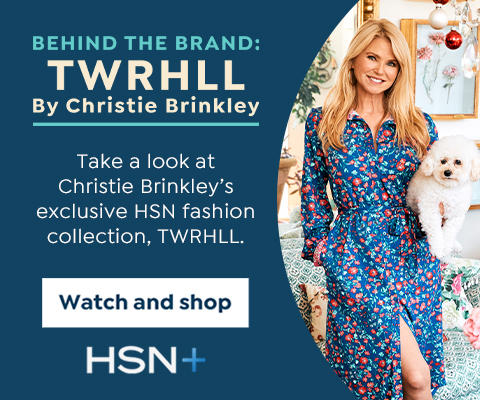 Behind the Brand Tower Hill by Christie Brinkley Banner
