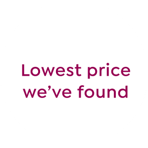 Lowest price we've found
